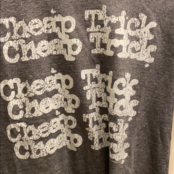 Vintage Cheap Trick Heather Grey Ringer Band Tee - Picture 4 of 6